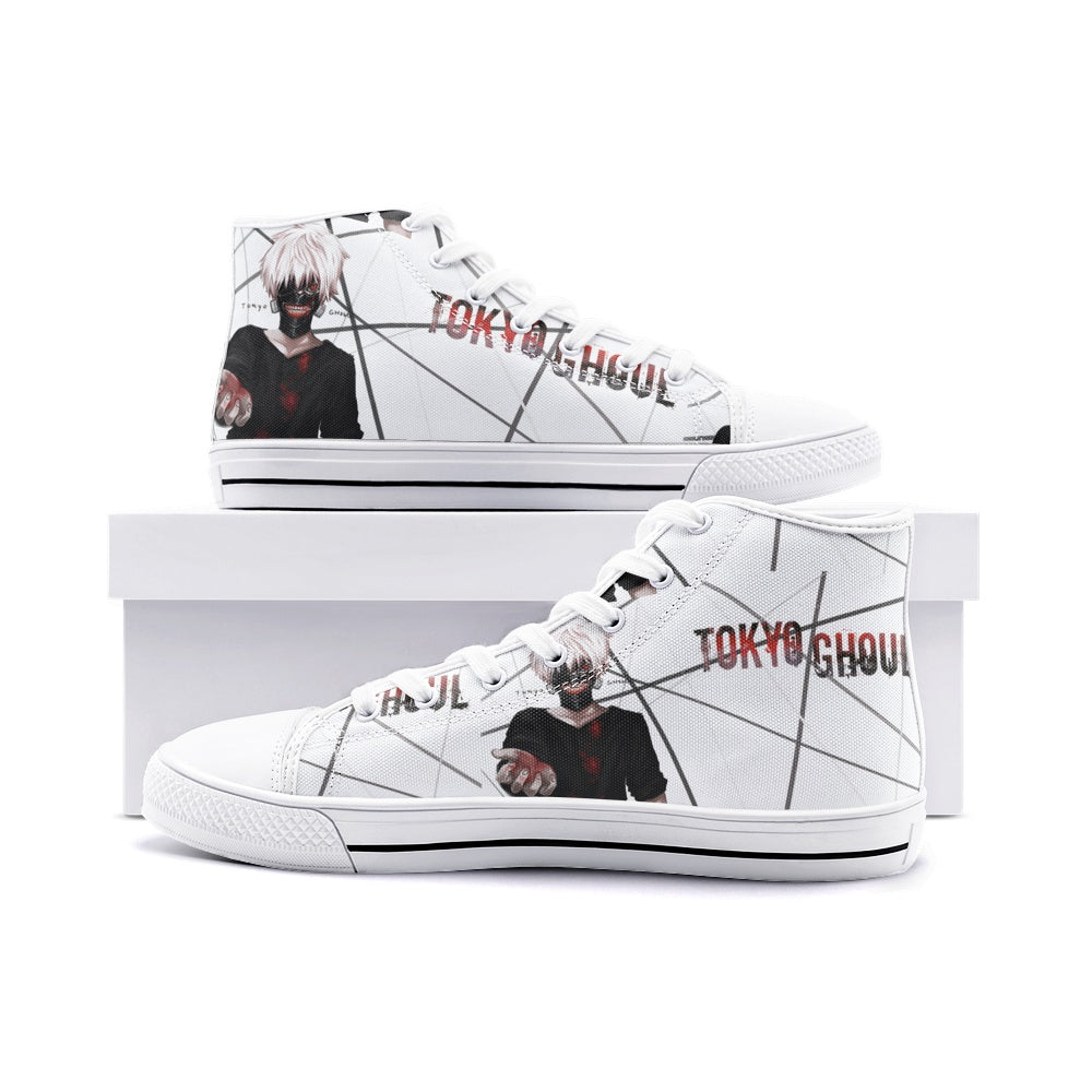 Tokyo Ghoul (Unisex High Top Canvas Shoes)
