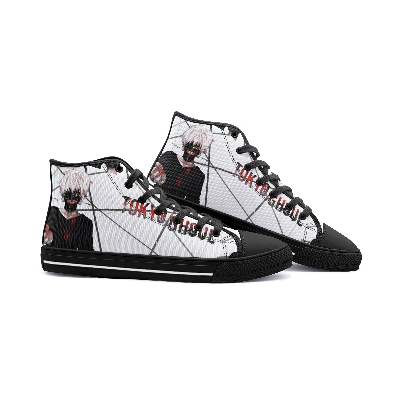 Tokyo Ghoul (Unisex High Top Canvas Shoes)