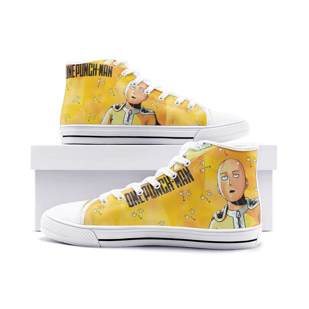 Saitama (Unisex High Top Canvas Shoes)