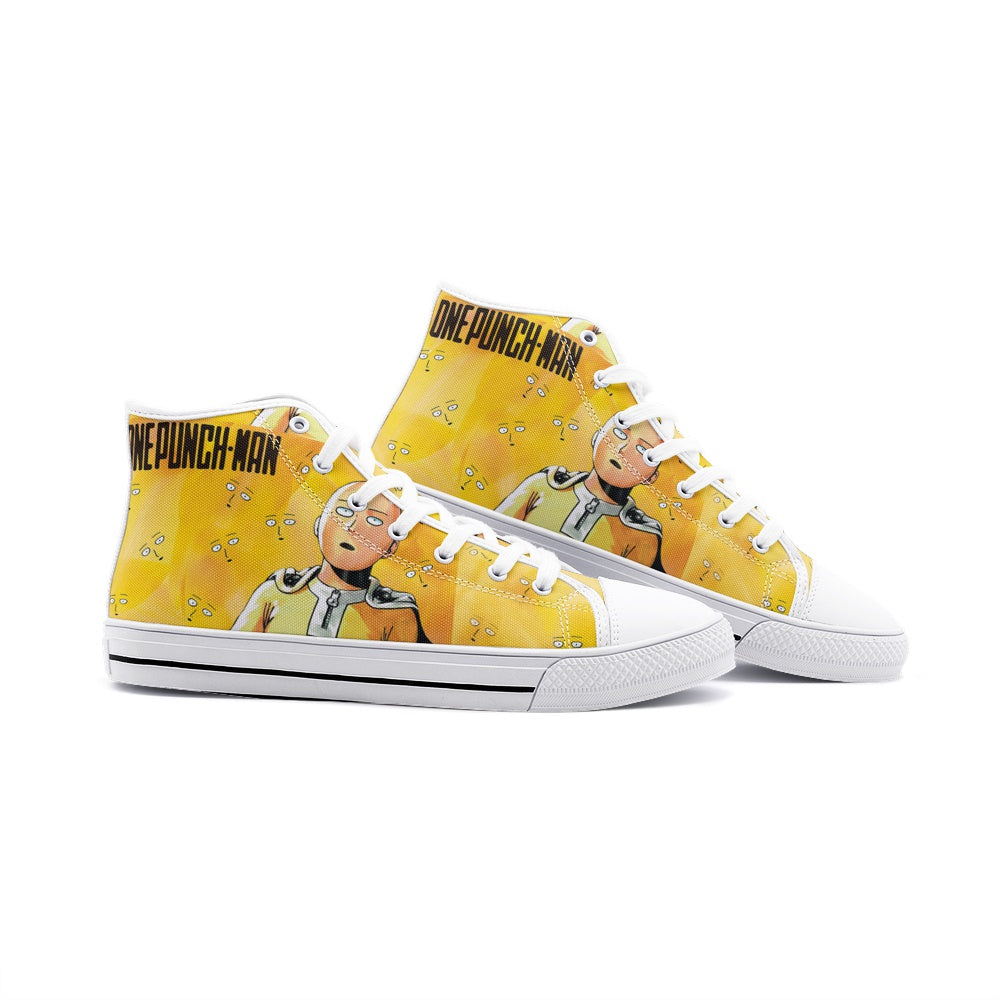 Saitama (Unisex High Top Canvas Shoes)