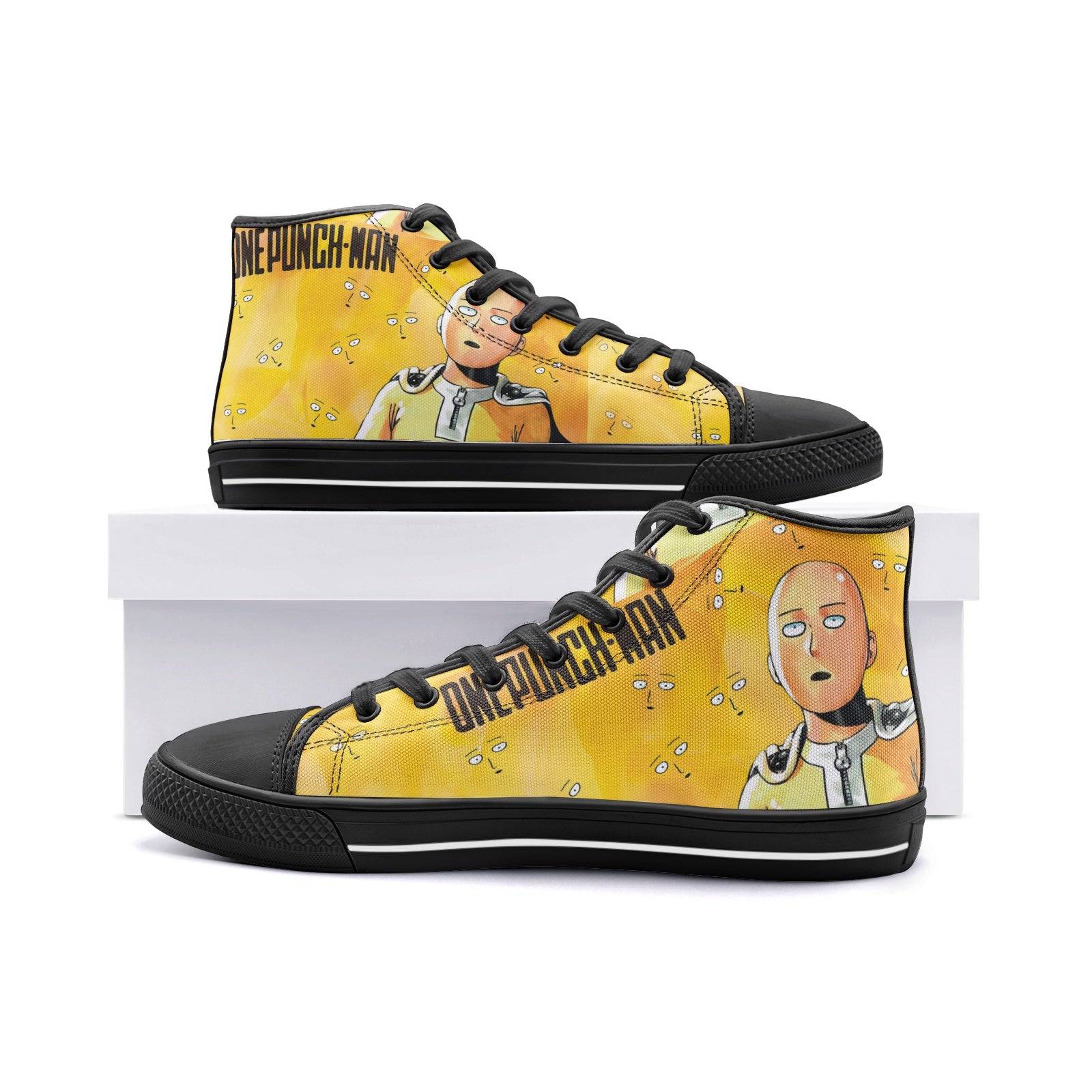Saitama (Unisex High Top Canvas Shoes)