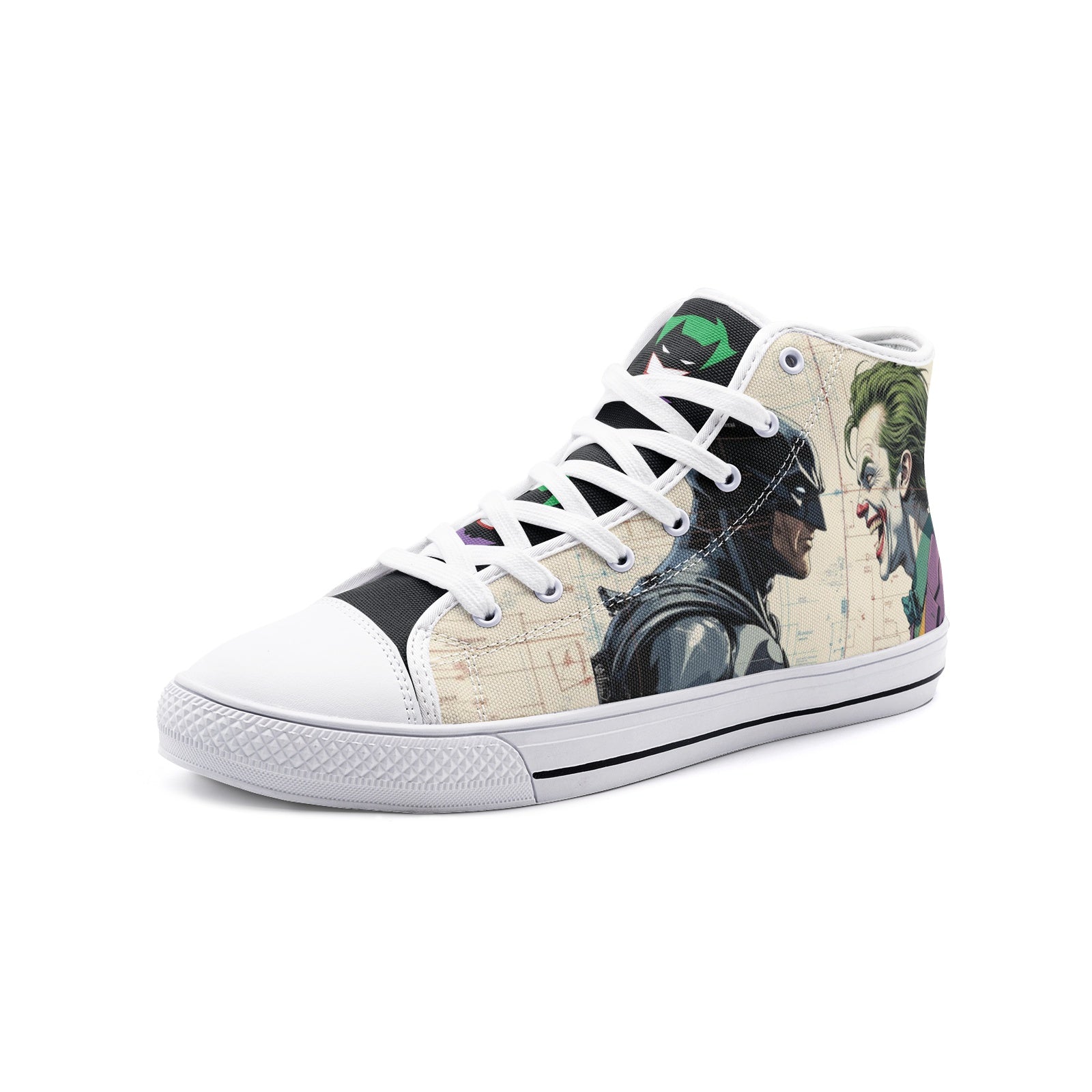 BatmanXJoker (Unisex High Top Canvas Shoes)