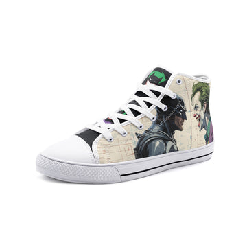 BatmanXJoker (Unisex High Top Canvas Shoes)