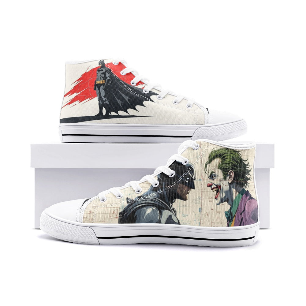 BatmanXJoker (Unisex High Top Canvas Shoes)