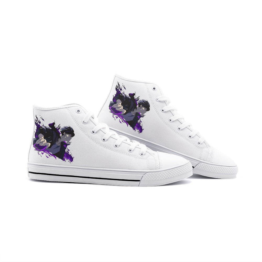 Solo Leveling (Unisex High Top Canvas Shoes)