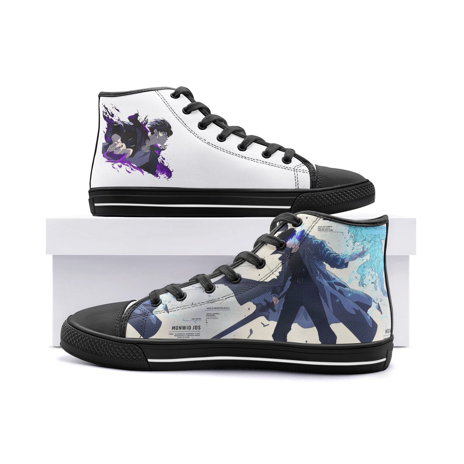 Solo Leveling (Unisex High Top Canvas Shoes)