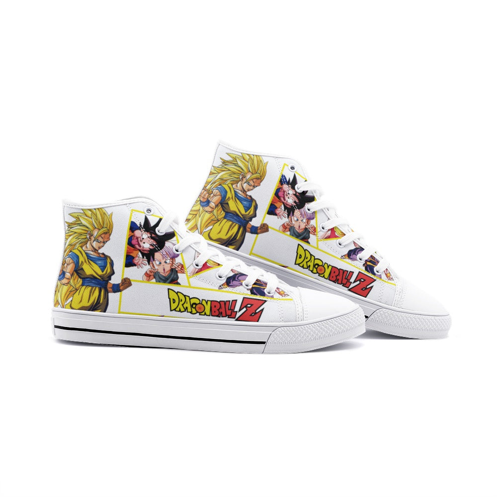 Dragon Ball Z (Unisex High Top Canvas Shoes)