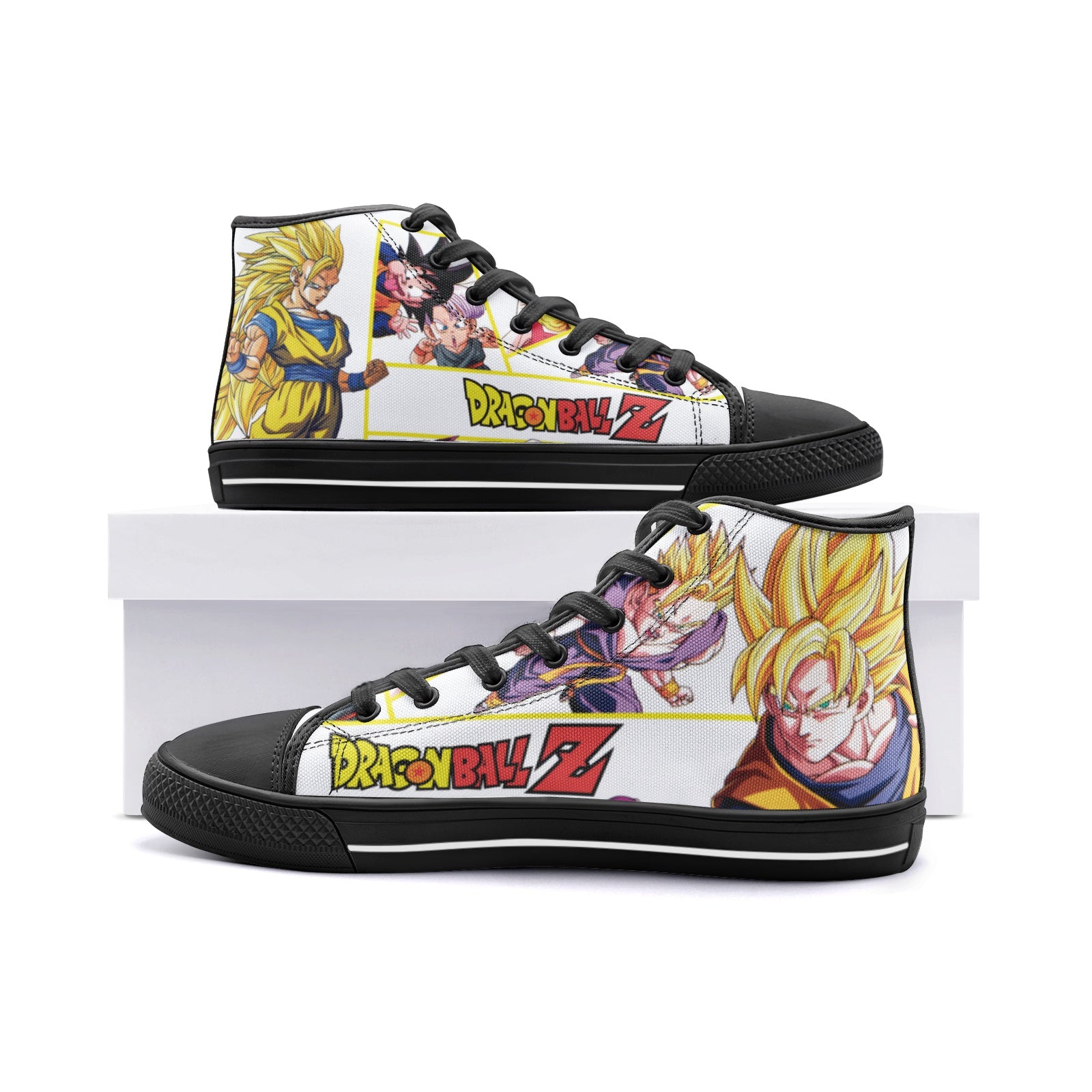 Dragon Ball Z (Unisex High Top Canvas Shoes)