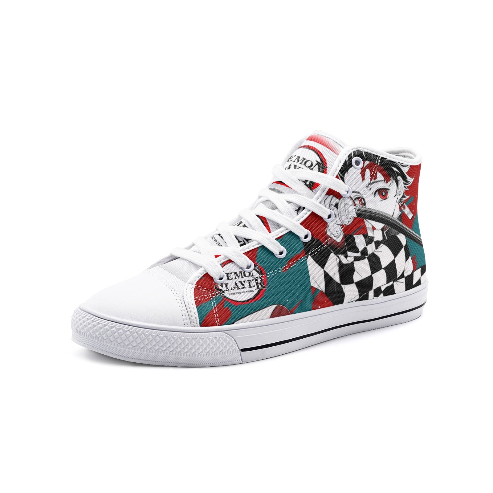 Demon Slayer (Unisex High Top Canvas Shoes)