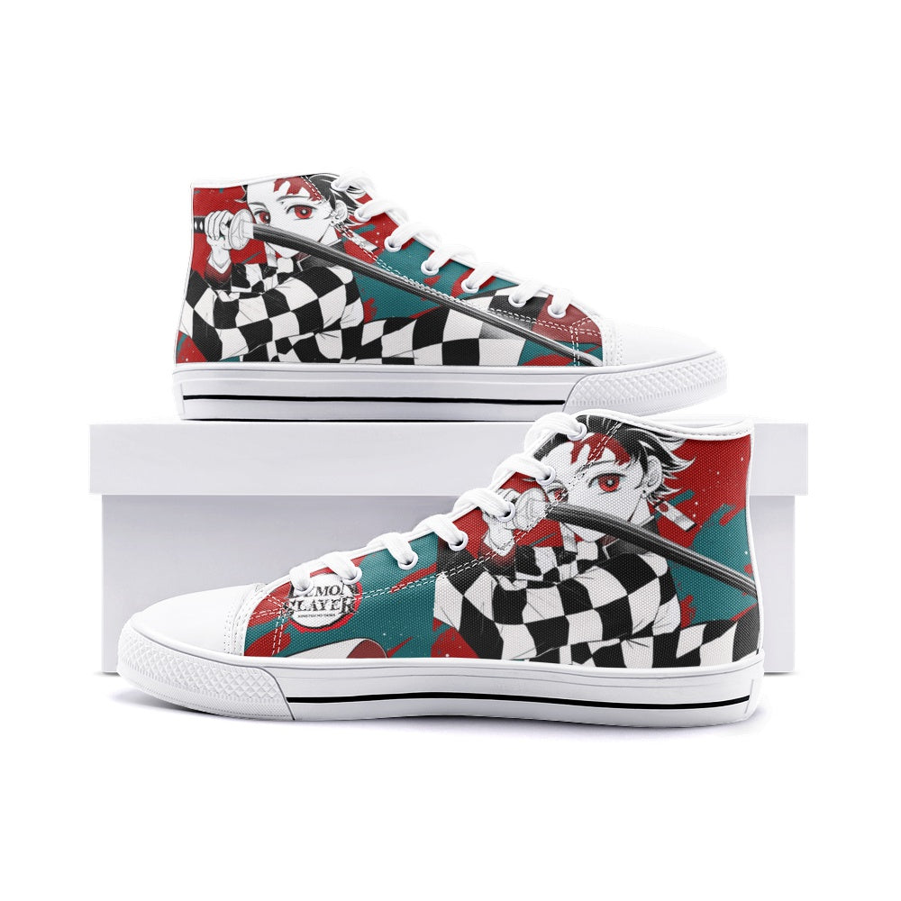 Demon Slayer (Unisex High Top Canvas Shoes)