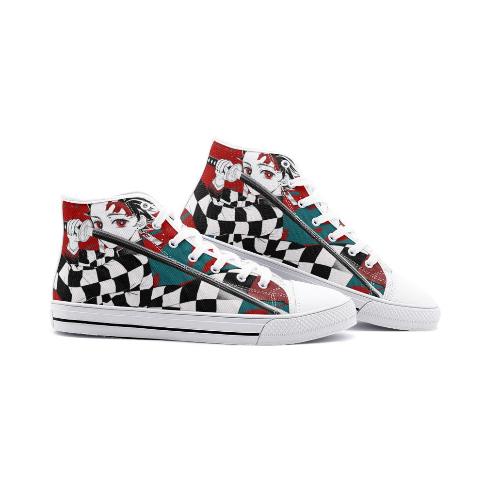 Demon Slayer (Unisex High Top Canvas Shoes)