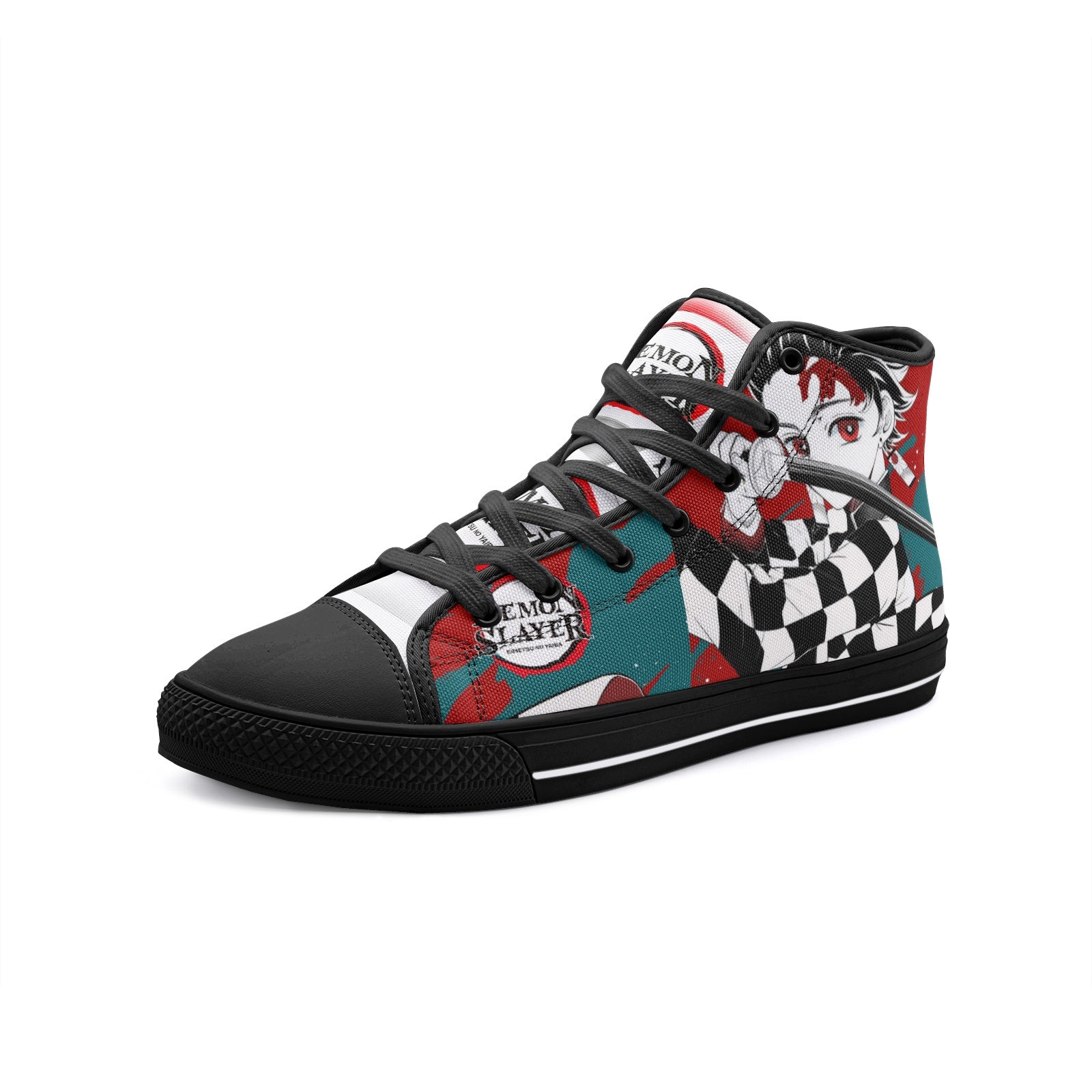 Demon Slayer (Unisex High Top Canvas Shoes)