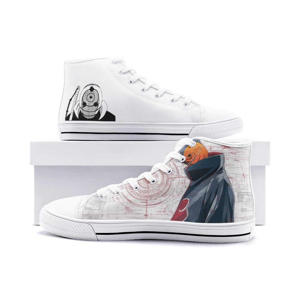 Akatsuki Tobi Unisex High Top Canvas Shoes