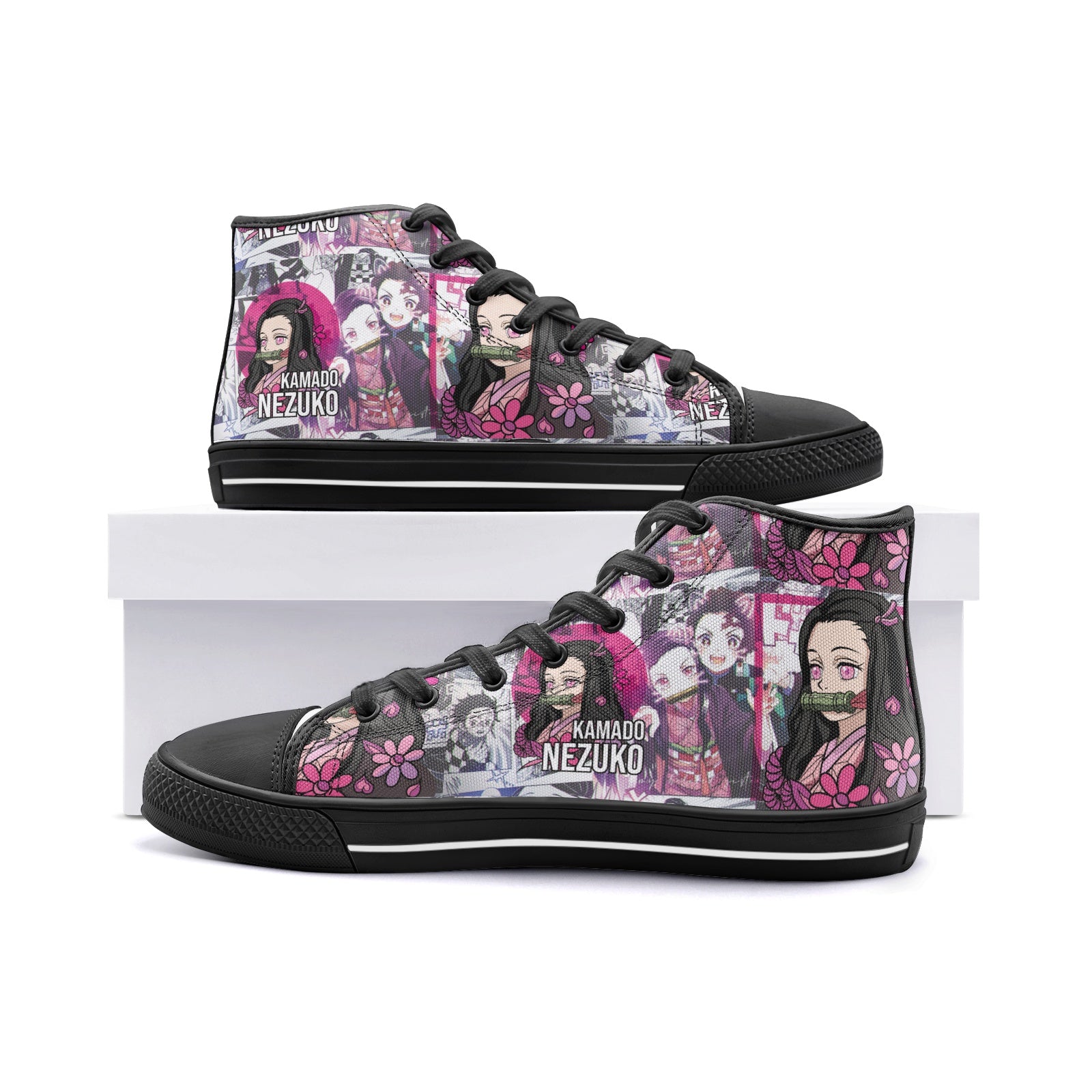Demon Slayer (Unisex High Top Canvas Shoes)